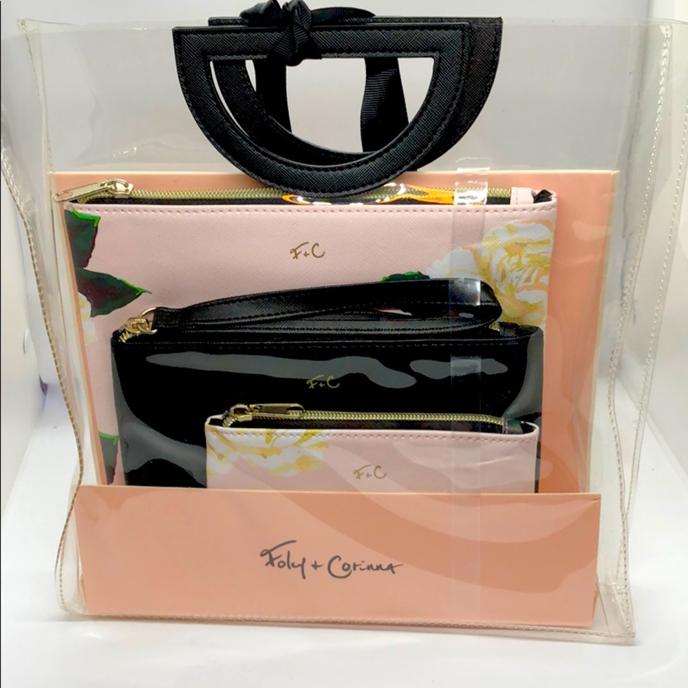 Foley + Corinna 3 PIECE SET WALLET CLUTCH BAG